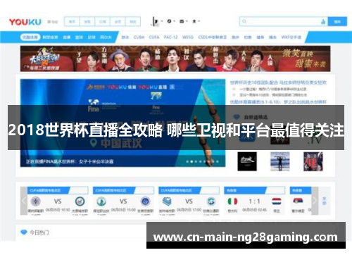2018世界杯直播全攻略 哪些卫视和平台最值得关注